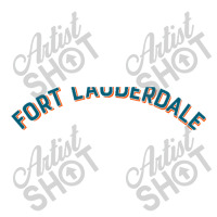 Trending Fort Lauderdale Florida Vintage Arch Letters Raglan Crop Top | Artistshot