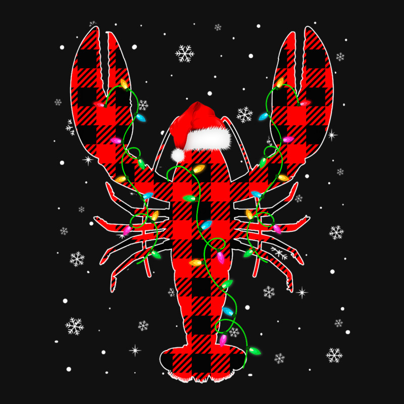 Buffalo Red Plaid Lobster Animals Merry Christmas  Graphic T-shirt | Artistshot