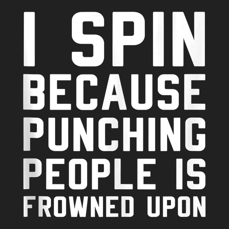 Punching People Spin Class Funny Spinning Indoor Cycling Gym Tank Top Basic T-shirt | Artistshot