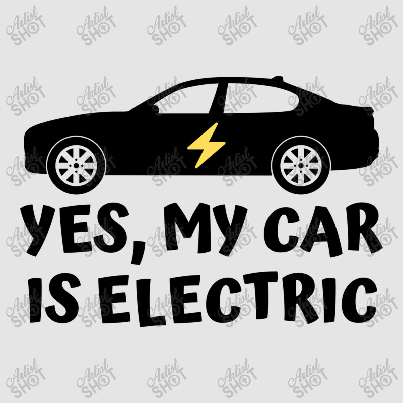 Yes My Car Is Electric Exclusive T-shirt by Awieee | Artistshot