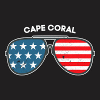 Cape Coral Florida Fl Us Cities America 4th Of Jul T-shirt | Artistshot