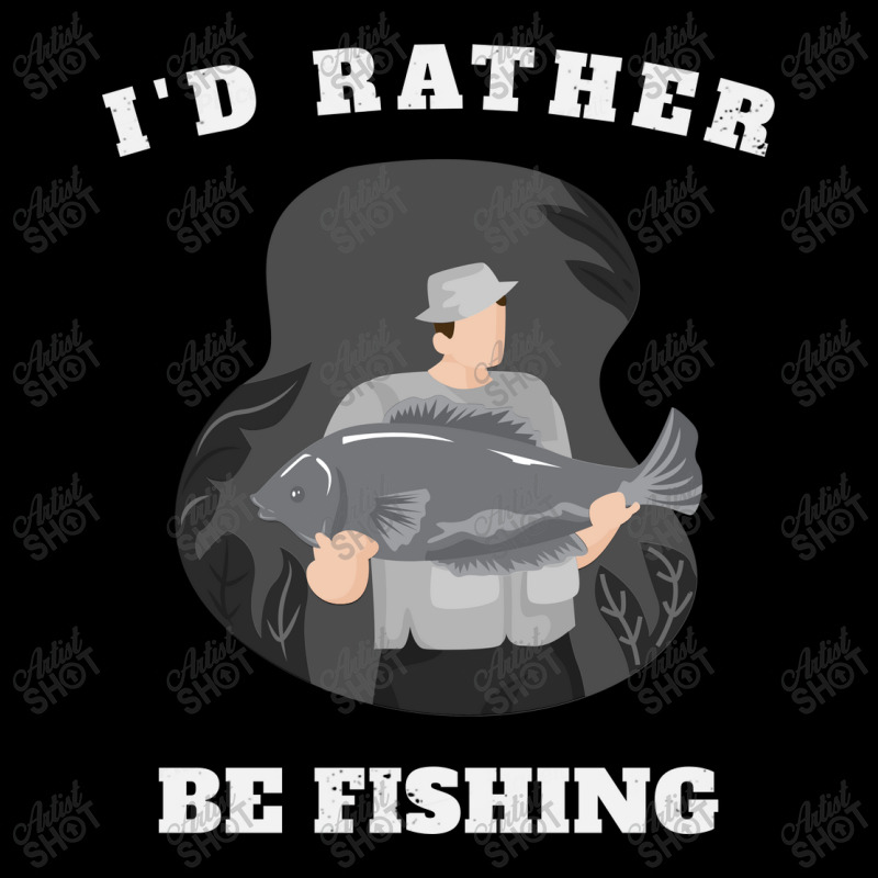 I'd Rather Be Fishing Pocket T-shirt | Artistshot