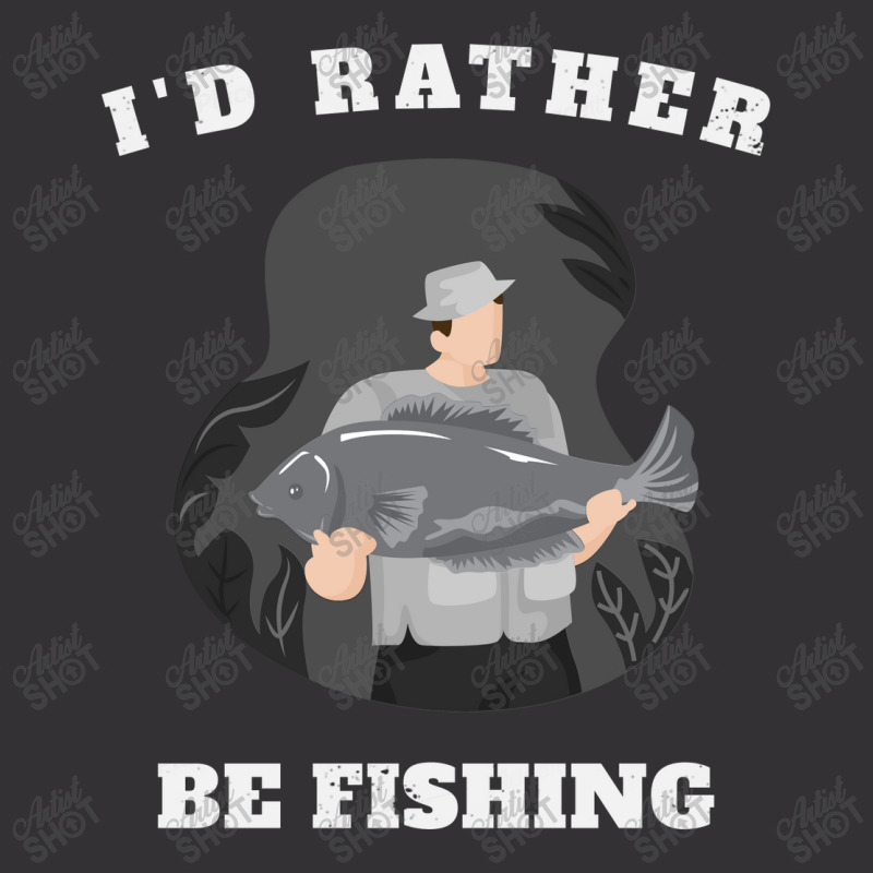 I'd Rather Be Fishing Vintage Short | Artistshot