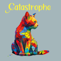 Catastrophe Cat Kitten Stained Glass Suncatch Funn Unisex Sherpa-lined Denim Jacket | Artistshot