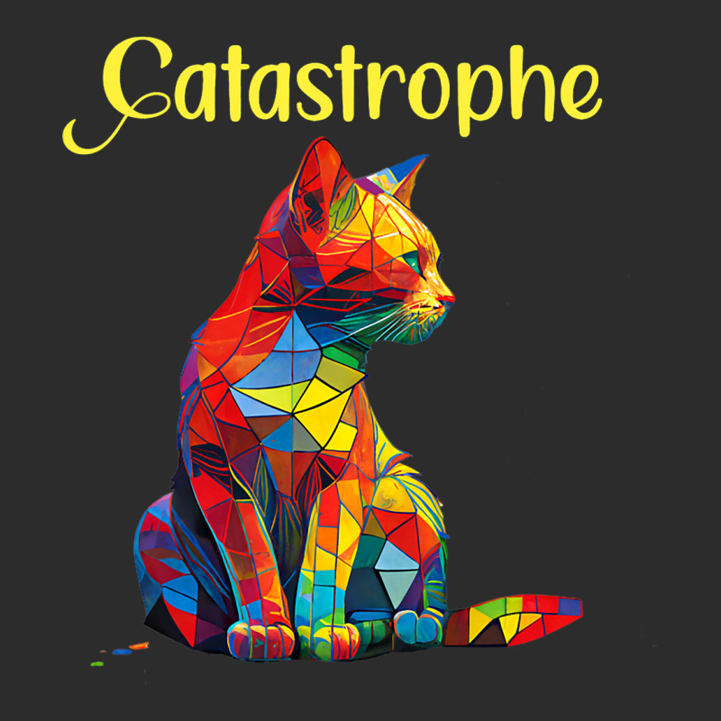 Catastrophe Cat Kitten Stained Glass Suncatch Funn Exclusive T-shirt by ZariahVang | Artistshot