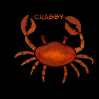 Crabby. Cute Crab Sea Creature Design. V-neck Tee | Artistshot