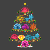 Coral Lover Lights Xmas Santa Coral Christmas Tree Vintage T-shirt | Artistshot