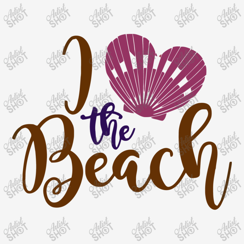 I Love The Beach Ocean School Graphic T-shirt | Artistshot