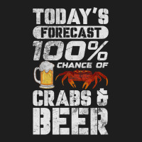 Crabs And Beer Crabbing Drinking Crab Lover Distre Classic T-shirt | Artistshot