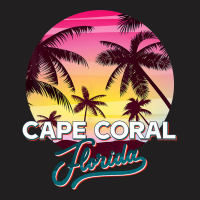 Cape Coral Florida Palm Tree Beach Summer Vacation T-shirt | Artistshot