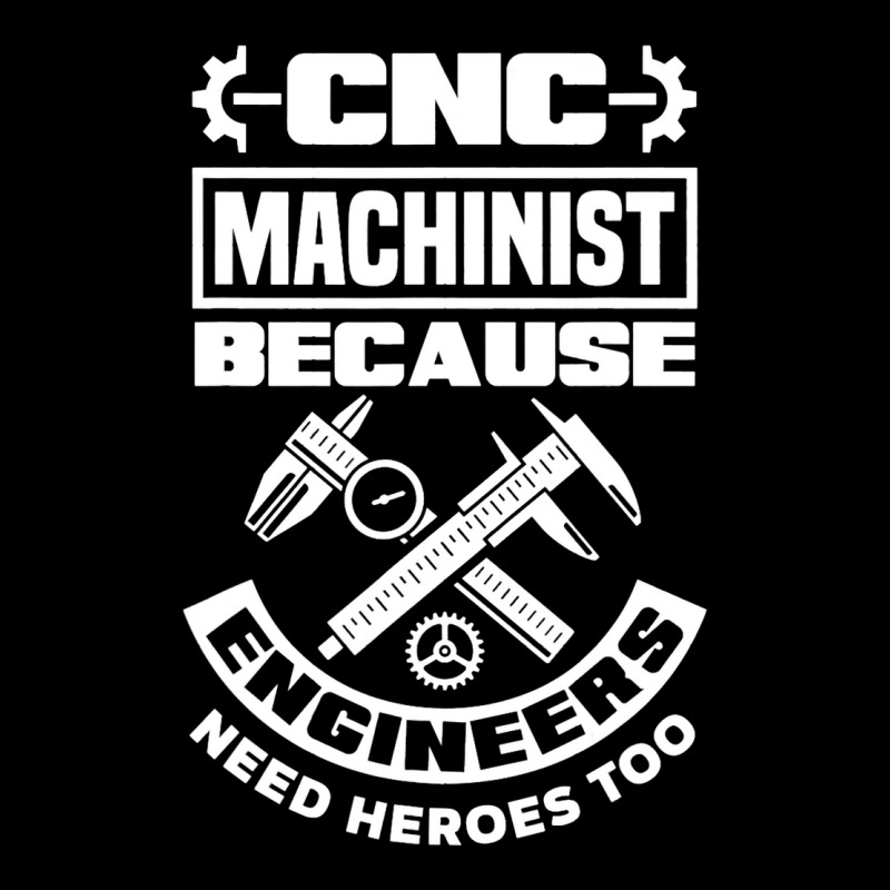 Cnc Machinist Machining Engineers Need Heroes Too Pocket T-shirt | Artistshot