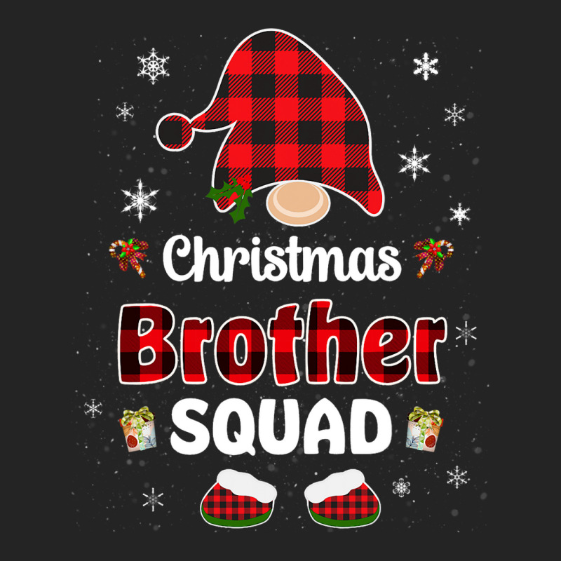 Christmas Brother Squad Family Group Matching Red  3/4 Sleeve Shirt | Artistshot