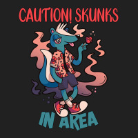 Caution Skunks In Area Basic T-shirt | Artistshot