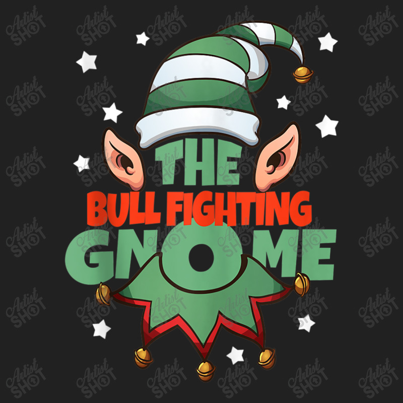 The Bull Fighting Gnome Funny Christmas Pajama Family Basic T-shirt by NathanielDesign | Artistshot