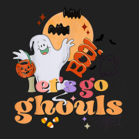 Retro Vintage Groovy Let's Go Ghouls Halloween Ghost Costume T Shirt Basic T-shirt | Artistshot