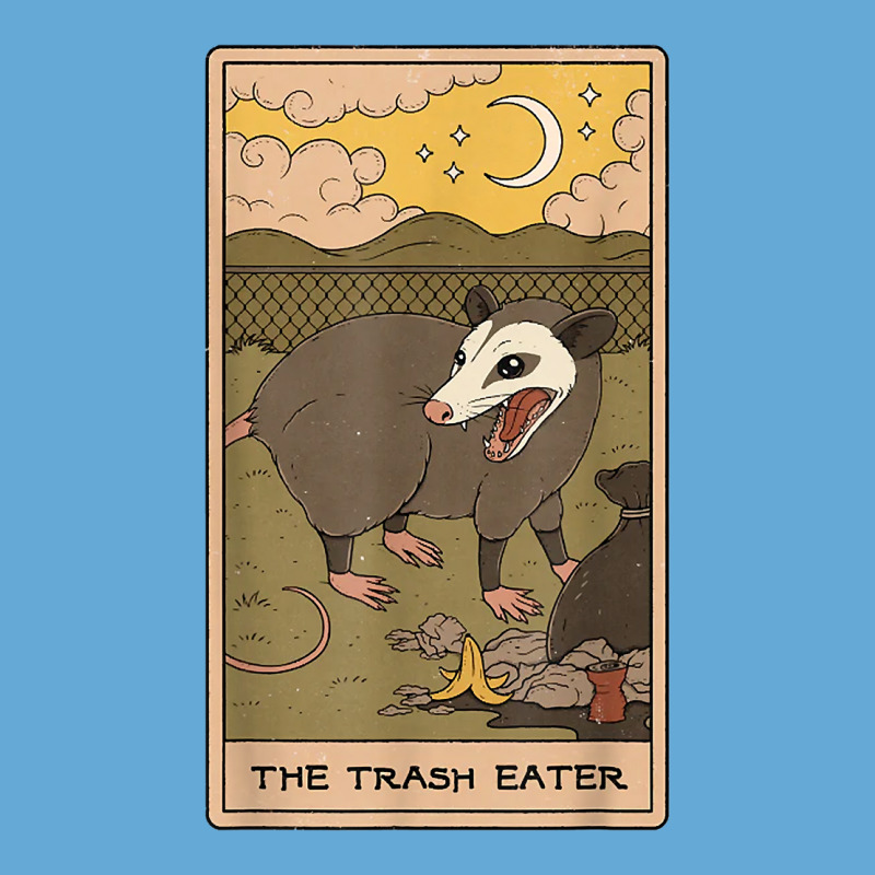 The Trash Eater Tarot Possum Halloween Card T Shirt Basic T-shirt | Artistshot