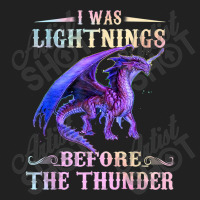 I Was Lightnings Before The Thunder Dragons Funny Gifts Boys Girls Basic T-shirt | Artistshot