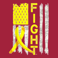 Fight Sarcoma Cancer Awareness American Flag Bone Cancer Basic T-shirt | Artistshot