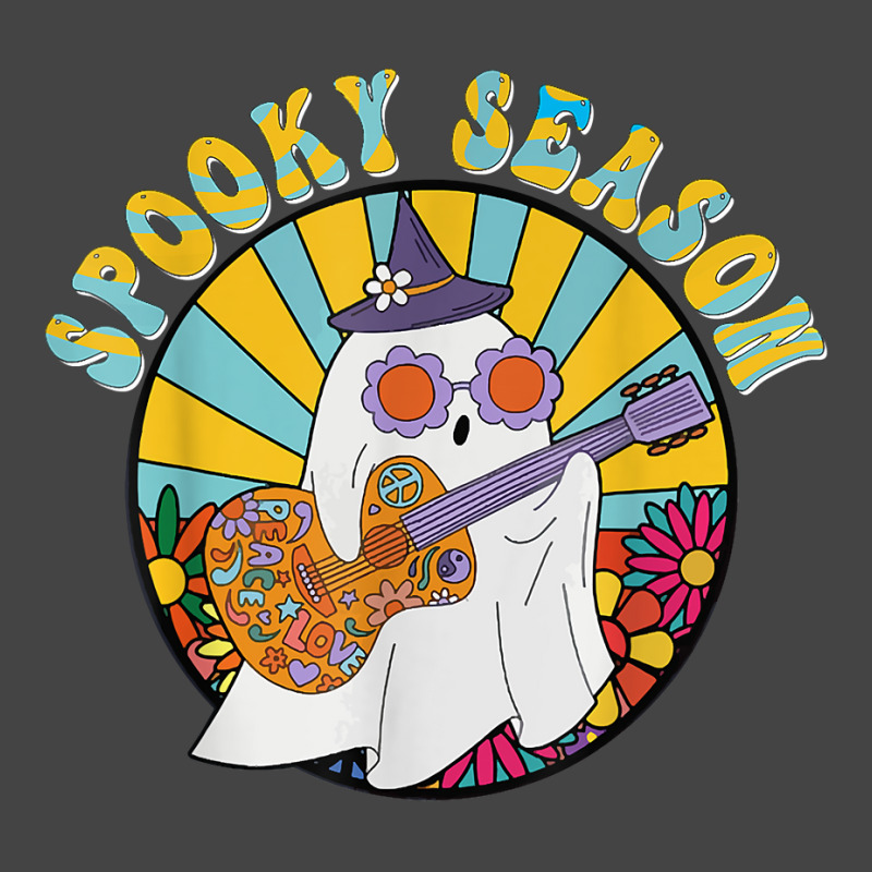 Spooky Season Peace Love Ghost Play Guitar For Halloween T Shirt Basic T-shirt by pickengtwrentv | Artistshot