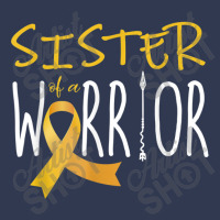 Childhood Cancer Awareness Sister Of A Warrior Basic T-shirt | Artistshot