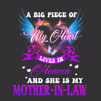 Big Piece Of My Heart Lives In Heaven She Is Mothe Vintage Hoodie And Short Set | Artistshot