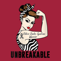 Womens Ehlers Danlos Syndrome Warrior Unbreakable Strong Woman V Neck Basic Youth T-shirt | Artistshot