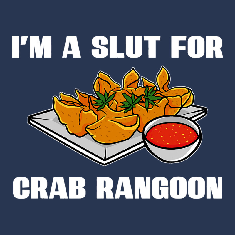 Crab Rangoon Asian Chinese Food Lover Sayings Food Men Denim Jacket | Artistshot