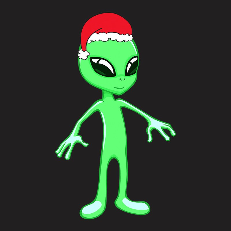 Christmas Funny Alien Santa Hat Xmas Pajama For Bo T-shirt | Artistshot