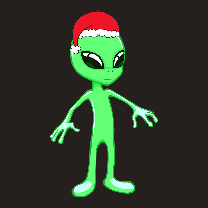 Christmas Funny Alien Santa Hat Xmas Pajama For Bo Tank Top | Artistshot