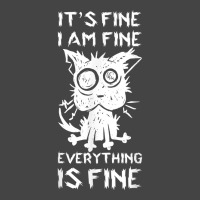 It's Fine I'm Fine Everything Is Fine Stressed Out Black Cat T Shirt Basic Youth T-shirt | Artistshot