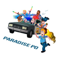 Paradise Pd Car Chase 1 Raglan Crop Top | Artistshot