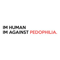 Im Human Im Against Pedophilia Raglan Crop Top | Artistshot