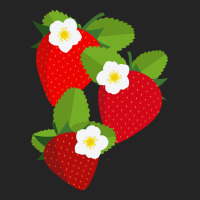 Strawberry T  Shirt Strawberries And Blossoms T  Shirt 3/4 Sleeve Shirt | Artistshot