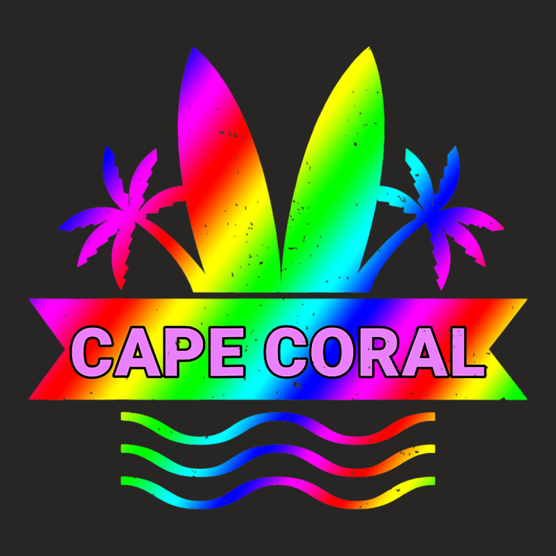 Cape Coral Florida Vacation Island Family Group Ladies Fitted T-Shirt by HAYLEYMINER | Artistshot