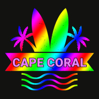 Cape Coral Florida Vacation Island Family Group Scorecard Crop Tee | Artistshot