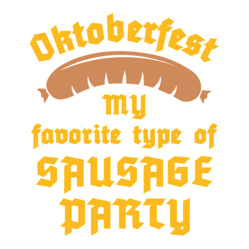 Hot Trend Oktoberfest Shirt - My Favorite Type Of Sausage Party Raglan Crop Top by fenderbendable | Artistshot