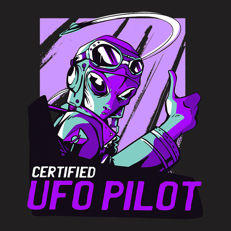 Certified Ufo Pilot 2i Aliens Ufo T-shirt | Artistshot