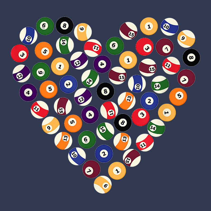 Pool Player Billiard Balls Heart For Pool & Billiards Lovers T Shirt Basic T-shirt | Artistshot