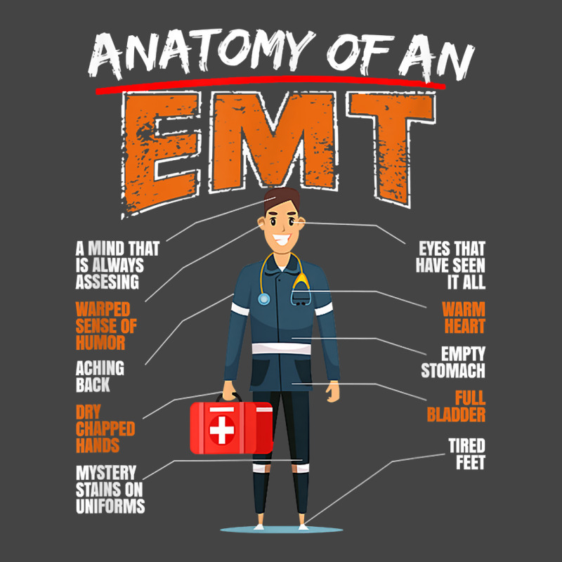 Anatomy Of Emt Ems Emergency Medical Technician Health Care T Shirt Basic T-shirt | Artistshot