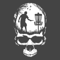 Disc Golf Skull Sunset Halloween T  Shirt Disc Golf Skull Player Retro Basic T-shirt | Artistshot