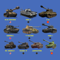 Top Ten Best Ww2 Tanks M4 Sherman Panzer Iv Tiger Ii T 34 T Shirt Basic T-shirt | Artistshot