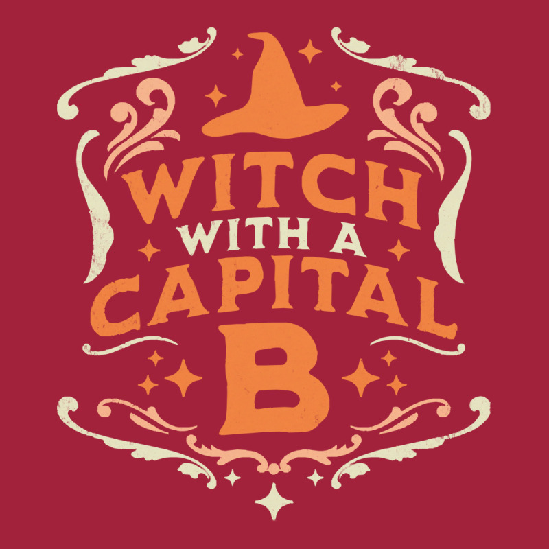 Witch With A Capital B T  Shirt Witch With A Capital B   Halloween Wit Basic Youth T-shirt by leotardrob | Artistshot