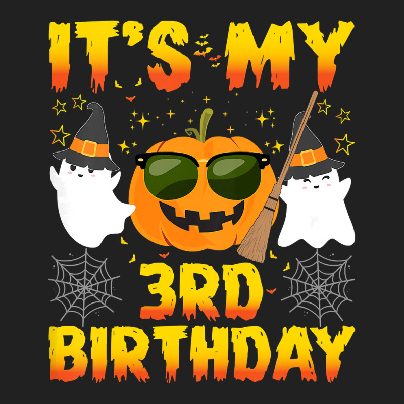 Kids Halloween Birthday 3 Year Old Boy Girl 3rd Birthday Costume T Shi Basic Youth T-shirt | Artistshot