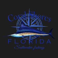 Coral Shores Florida Sailfish Billfish Saltwater F Classic T-shirt | Artistshot