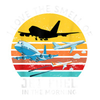 Funny Aviation I Love The Smell Of Jet Fuel In The Morning T Shirt Raglan Crop Top | Artistshot