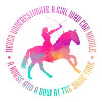 Trending A Girl Who Can Handle A Horse And A Bow Mounted Archery Raglan Crop Top | Artistshot