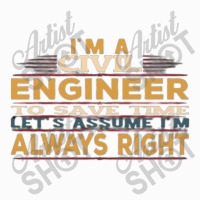 I'm An Engineer To Save Time Let's Just Assume I'm Always Right Funny Raglan Crop Top | Artistshot