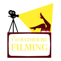 Id Rather Be Filming Movie Director Film Maker Print Classic  Stars Tr Raglan Crop Top | Artistshot