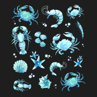 Crustacean Core Aesthetic Crustaceans Crab Lobster Classic T-shirt | Artistshot