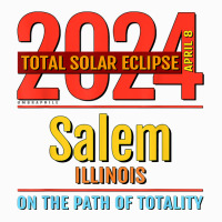 Salem Illinois Il Total Solar Eclipse 2024  4  T Shirt Raglan Crop Top | Artistshot